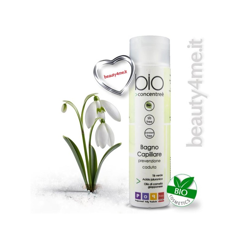 beauty4me pop italy bio concentreè shampoo biologico anticaduta donna