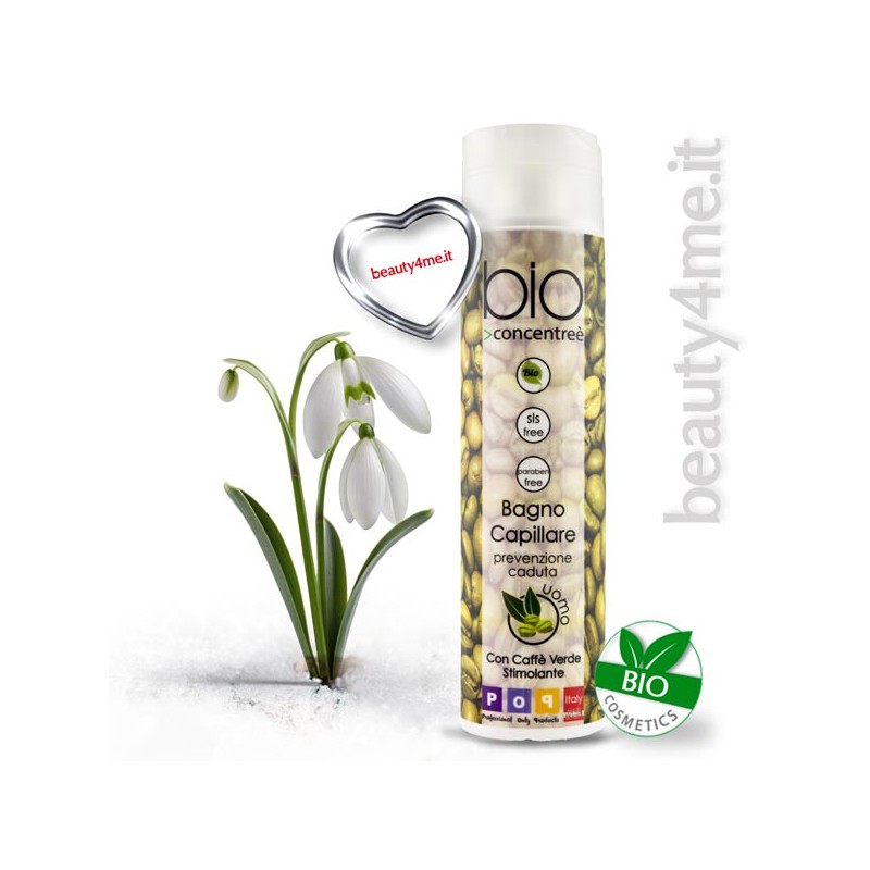 beauty4me pop italy bio concentreè shampoo biologico anticaduta uomo